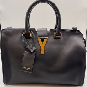 SAINT LAURENT SMALL CLASSIC CABAS Y TOTE BAG